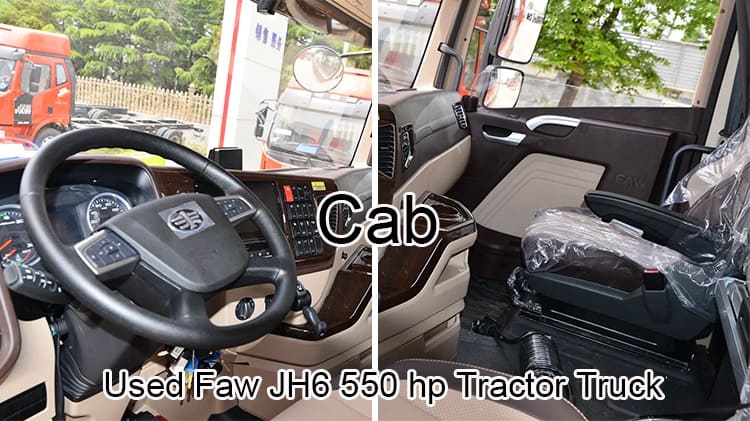 Faw JH6 550 hp Used Tractor Truck 6x4 AMT to Tanzania