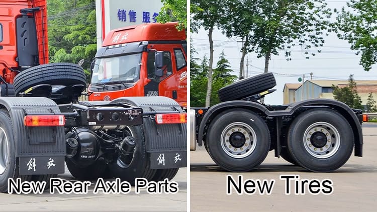 Faw JH6 550 hp Used Tractor Truck 6x4 AMT to Tanzania