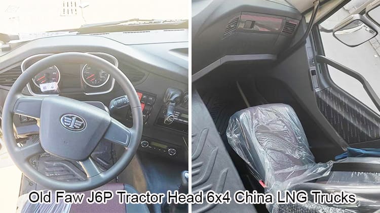 Old Faw J6P Tractor Head 6x4 China LNG Trucks at Low Price