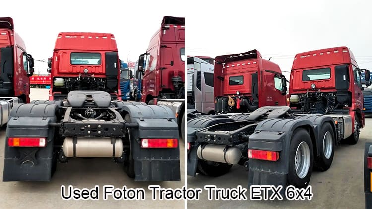 China Tractor Foton Auman ETX Truck Head 6x4 Second Hand