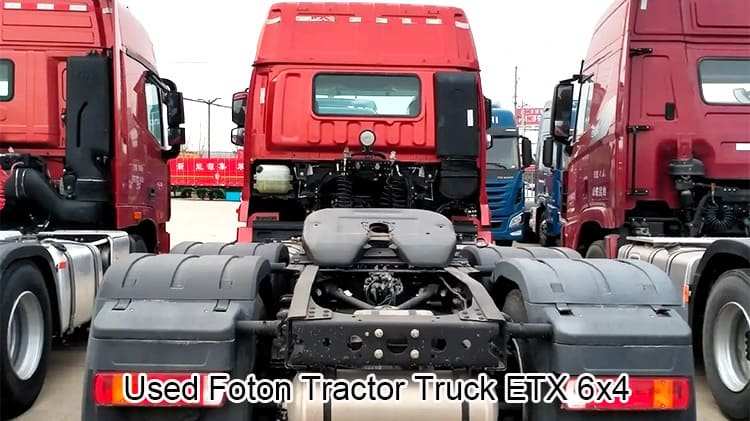 China Tractor Foton Auman ETX Truck Head 6x4 Second Hand