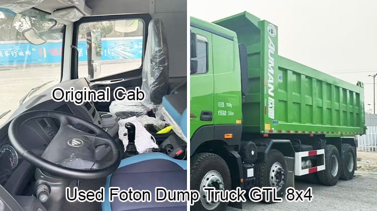Foton GTL 8x4 Dump Truck Used Lhd Tipper Trucks to Uganda