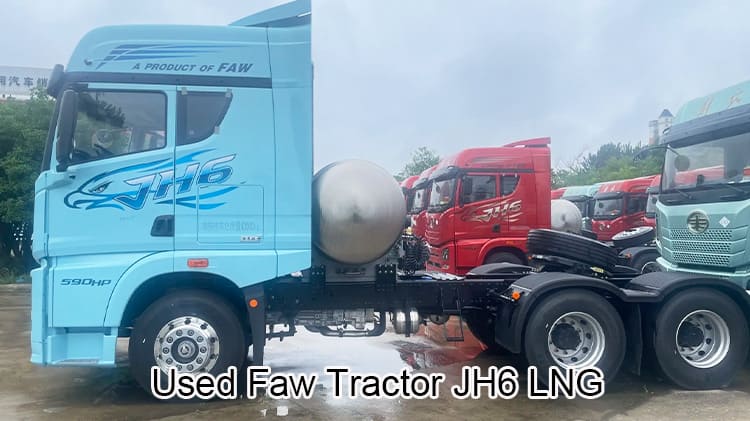 Old JH6 Faw Tractor Head 6x4 Lng Transportation Truck Price