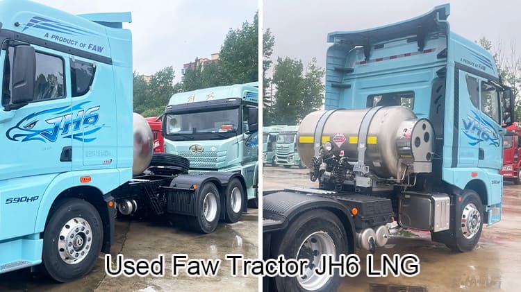 Old JH6 Faw Tractor Head 6x4 Lng Transportation Truck Price