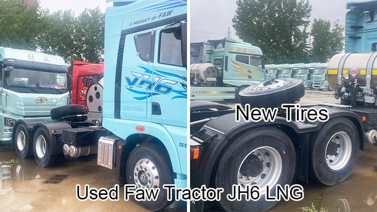Old JH6 Faw Tractor Head 6x4 Lng Transportation Truck Price