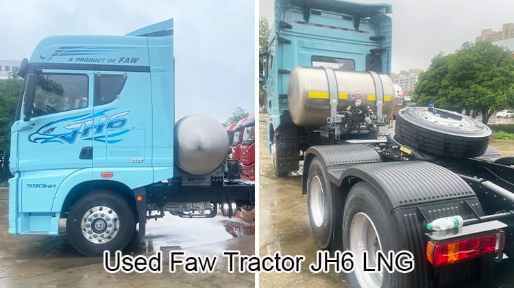 Old JH6 Faw Tractor Head 6x4 Lng Transportation Truck Price