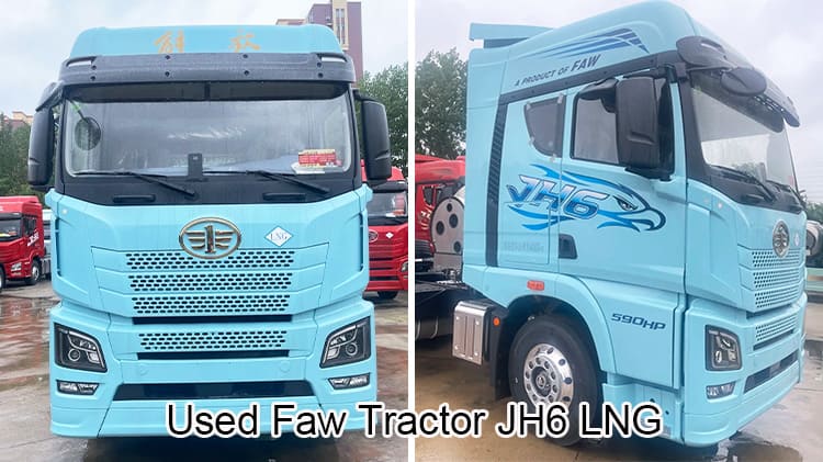 Old JH6 Faw Tractor Head 6x4 Lng Transportation Truck Price