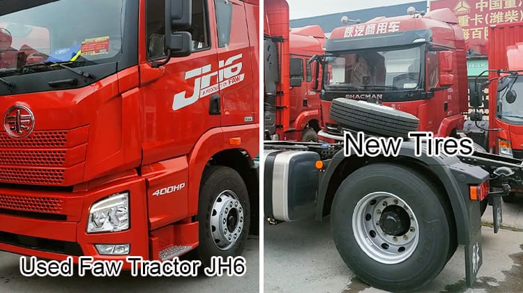 Used Faw Tractor Truck JH6 4x2 400hp for Sale in Tanzania