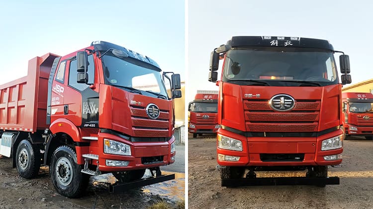 Faw J6P Dump Truck 420 hp 8x4 Used Trucks for Sale in Rwanda