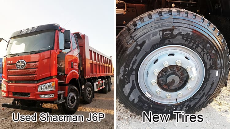 Faw J6P Dump Truck 420 hp 8x4 Used Trucks for Sale in Rwanda