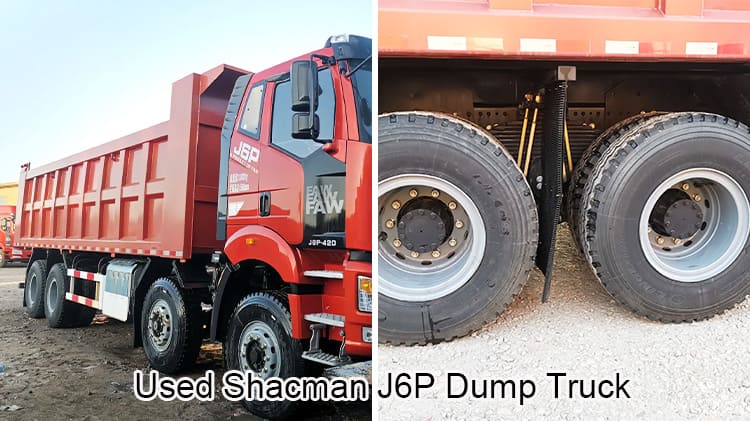 Faw J6P Dump Truck 420 hp 8x4 Used Trucks for Sale in Rwanda
