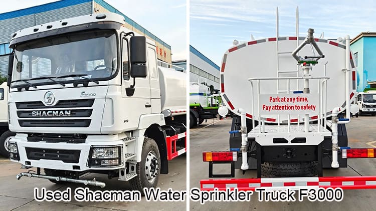 Used Shacman F3000 Water Truck Sprinkler Truck 20000 Liters Price