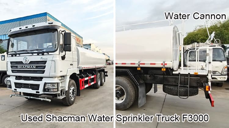 Used Shacman F3000 Water Truck Sprinkler Truck 20000 Liters Price