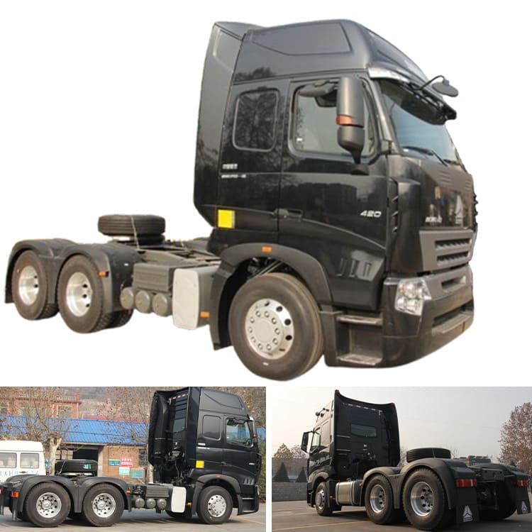 Used China Sinotruk Howo A7 Tractor Head 420hp