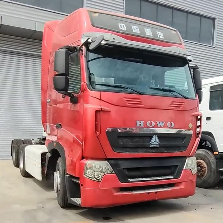 Used Howo T7 6x4 T7H Tractor Head Truck Heavy Duty