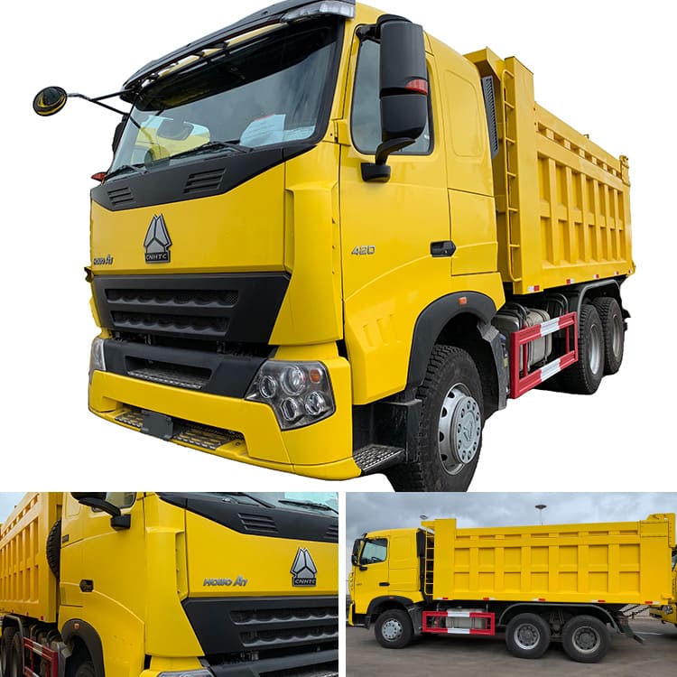 Second Hand Sino Howo Dump Truck A7 6x4