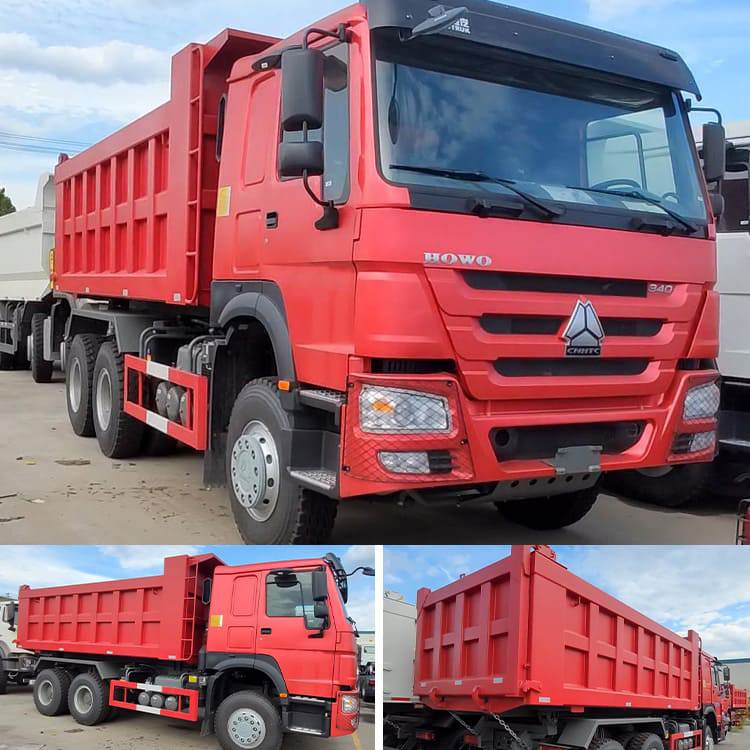 Used Howo Dump Truck 10 Ton 10 Tyre Tipper Second Hand 340hp