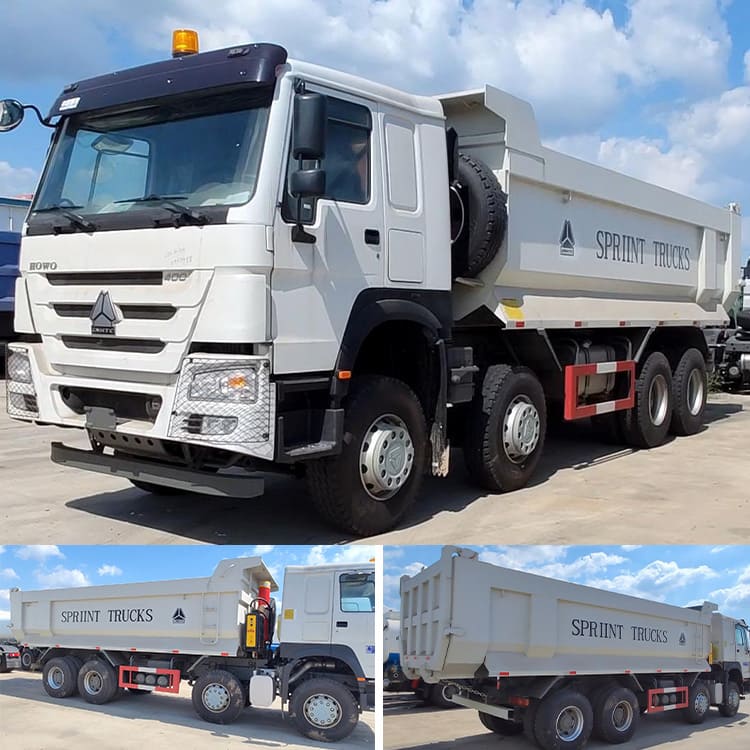 Used Howo Truck Old Tipper Trucks 400hp 8x4 Dump Truck