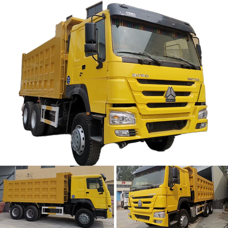 3 Axles Sinotruk Howo Dump Truck 420 Right Hand Drive 6x4