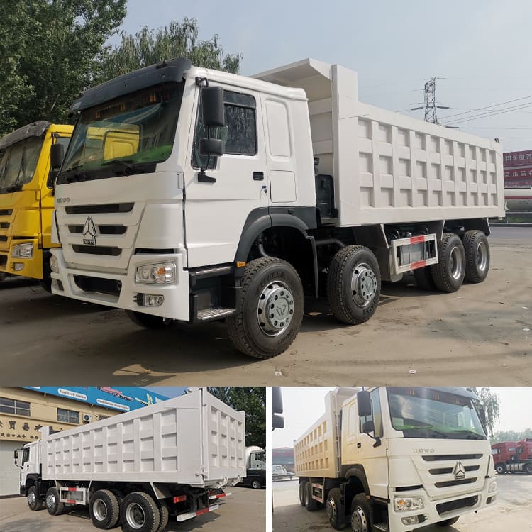 Used Sinotruk Howo 12 Tyres Dump Truck 380 40Ton 8x4