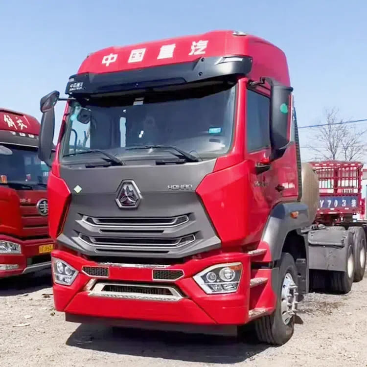 Used Sinotruk Hohan Tractor Truck N7G 440hp China LNG Trucks