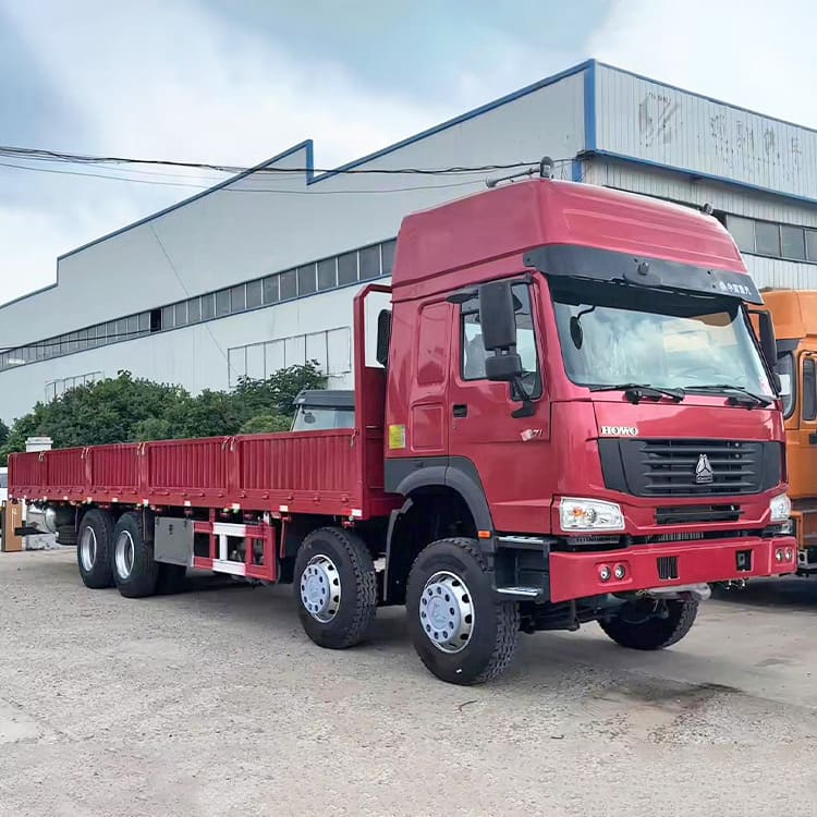 Howo 2021 Cargo Truck 371hp Second Hand Dropside Trucks