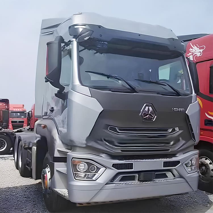 Old 6x4 Sinotruk Hohan Tractor Trucks N5G 480hp