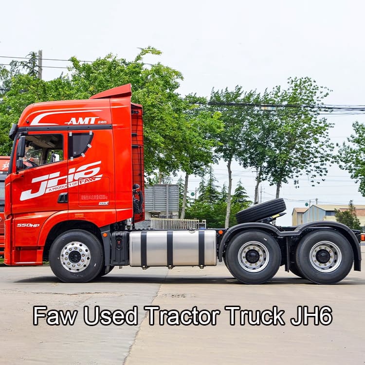 Faw JH6 550 hp Used Tractor Truck 6x4 AMT