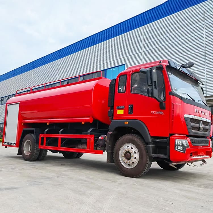 Used Sino Howo Fire Fighting Water Truck 12cbm