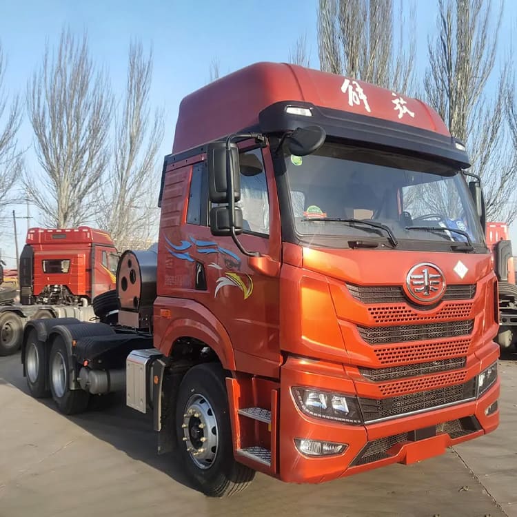 Used Faw 460 LNG Tractor Truck Han VH 10 Wheeler