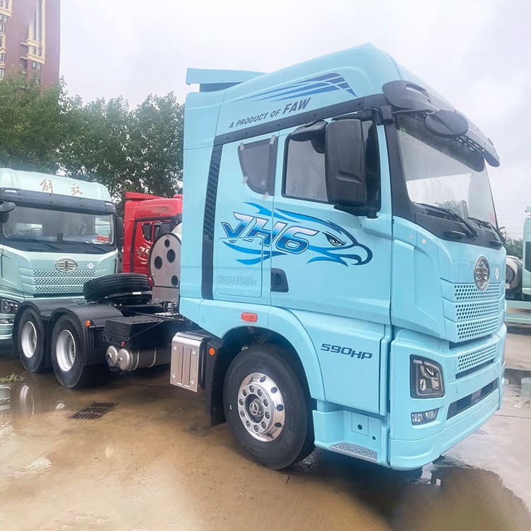 Old JH6 Faw Tractor Head 6x4 Lng Transportation Truck