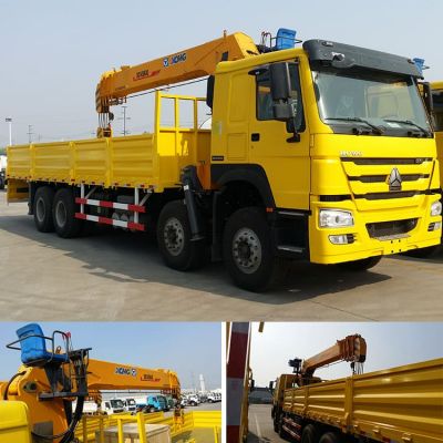 Howo Used Crane Truck 8x4 371hp