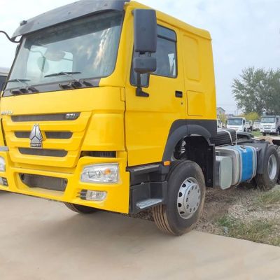 Second Hand Howo Tractor Truck 371 10 Wheels