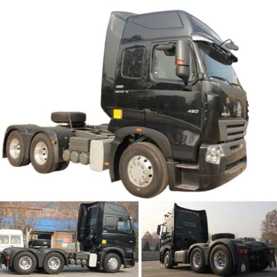 Used China Sinotruk Howo A7 Tractor Head 420hp