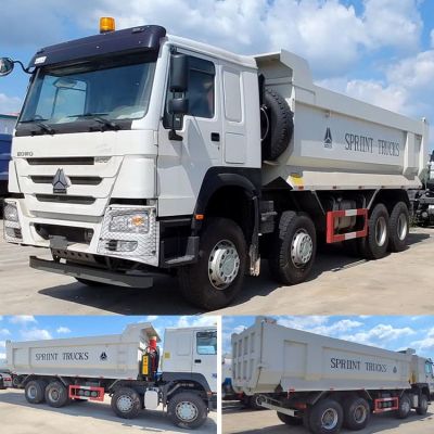 Used Howo Truck Old Tipper Trucks 400hp 8x4 Dump Truck