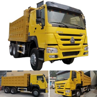 3 Axles Sinotruk Howo Dump Truck 420 Right Hand Drive 6x4