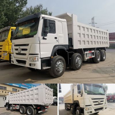 Used Sinotruk Howo 12 Tyres Dump Truck 380 40Ton 8x4