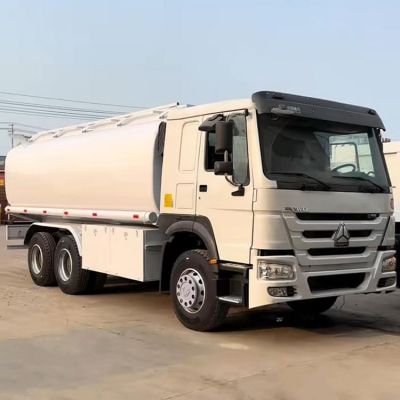 Used Howo 10 Wheeler Diesel Truck Tank 20 kl Fuel Tanker