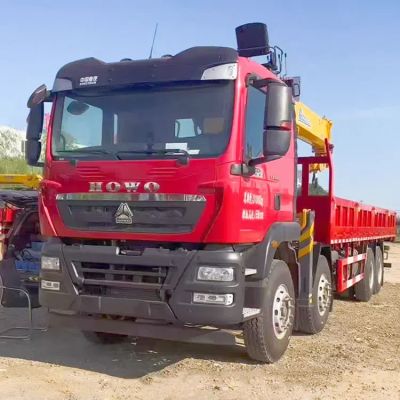 Used Howo 8x4 Truck Mounted Crane 14 Ton Crane Truck