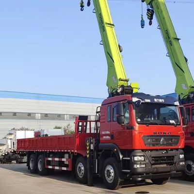 Used Howo Boom Truck 8x4 16 Ton Crane Truck