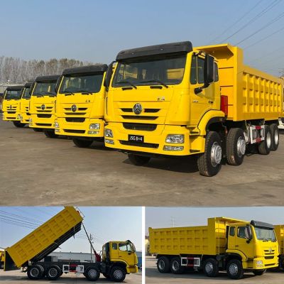 Used 30 Tons Sinotruk Hohan Dump Truck J5G 340 8x4