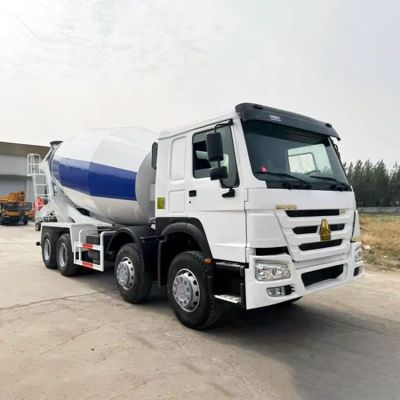 Old Howo 371 12 Wheeler Concrete Mixer Trucks