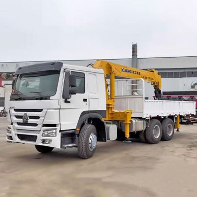 Used Sinotruk 6x4 Howo Crane Truck 10 Ton Boom Truck