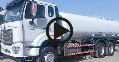 Howo Used Water Tank Bowser Truck