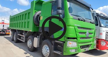 Zz3257n3647c Howo Tipper Truck Second Hand Video