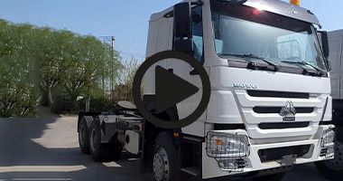 Used Howo Tractor Head Truck 10 Wheels 430hp Video