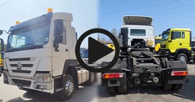 Used Sinotruk Howo 6x4 Tractor Diesel 400hp Video