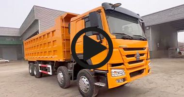 Second Hand Howo 371 Dump Truck Tipper 8x4 Video