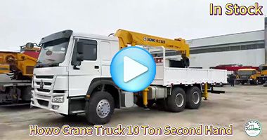 Used Howo Crane Truck 10 Ton XCMG Boom